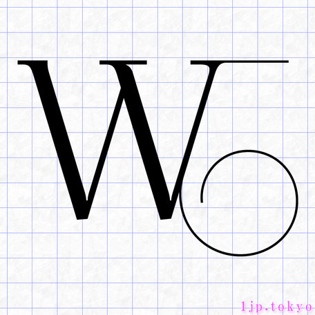 W のアルファベット書き方 英語 Wレタリング